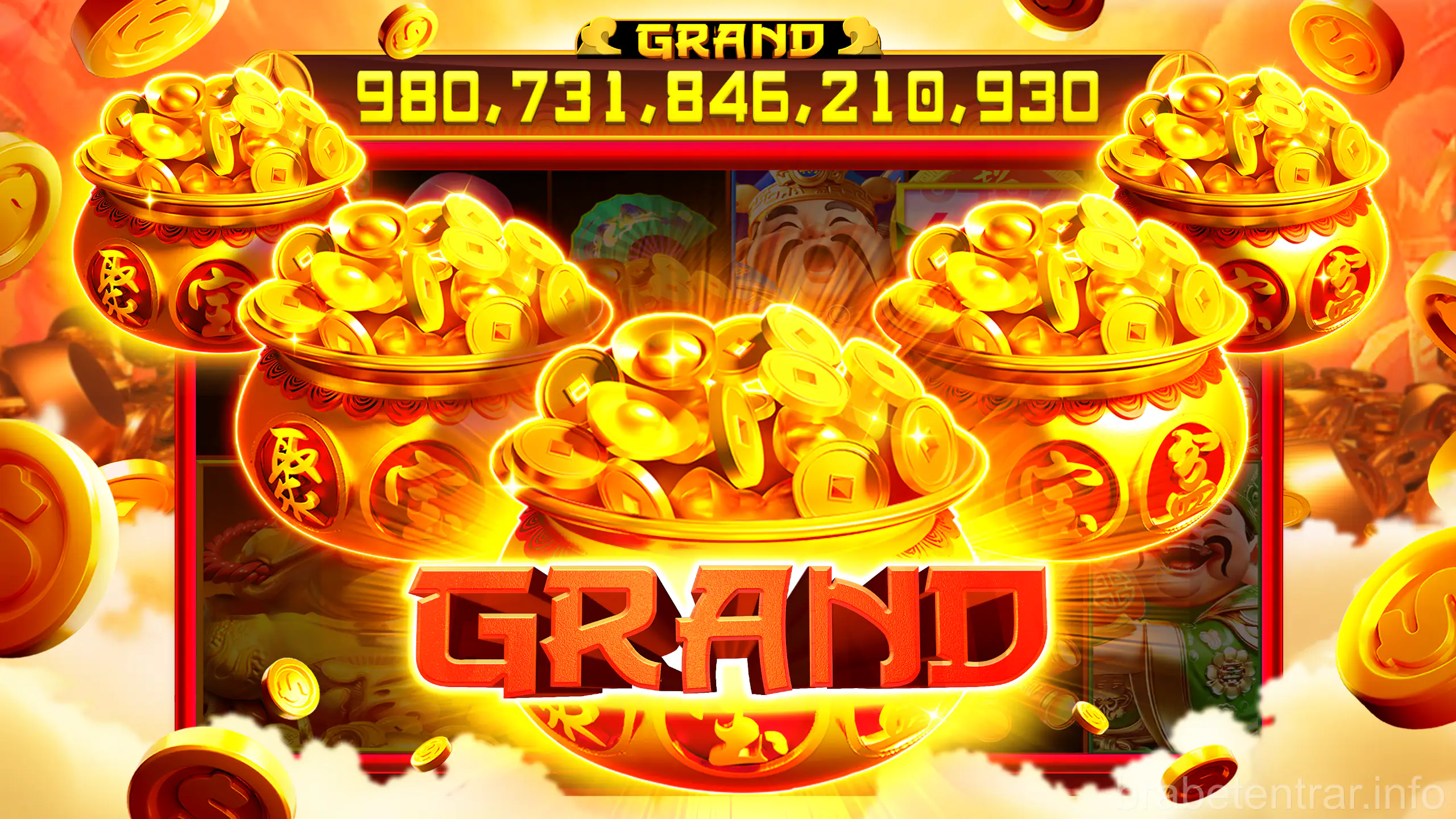 Interface de caça-níqueis do brabet